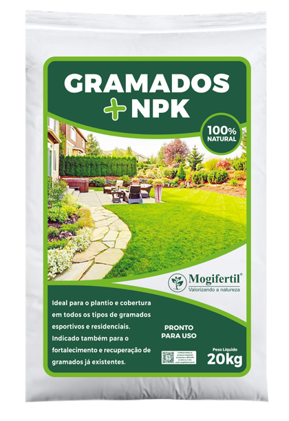 Gramados + NPK — Condicionadores de Solo - Classe A Mogifertil