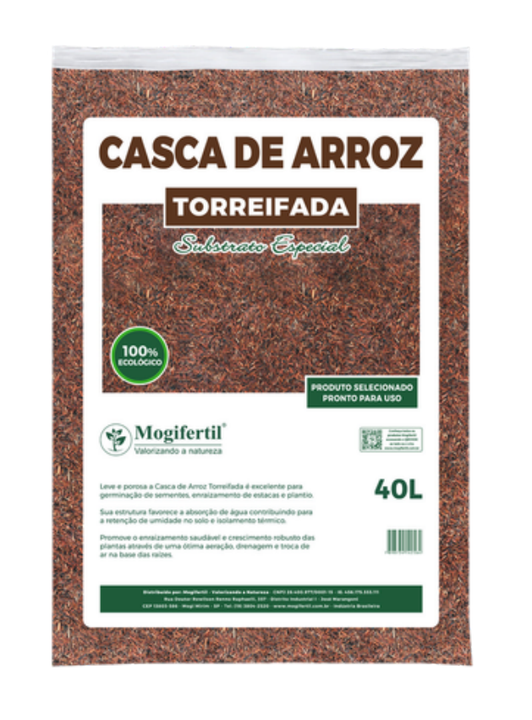 Casca de Arroz — Substratos Especiais Mogifertil